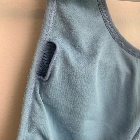 Fabletics Cornflower Blue Connar Seamless Sports Bra - Picture 8 of 8